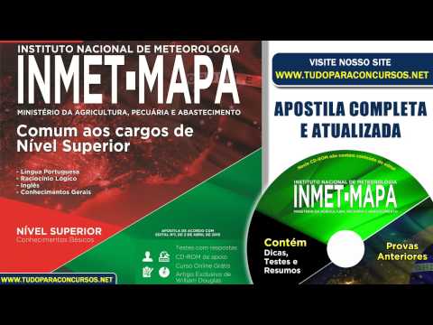 Apostila INMET MAPA Nivel Superior 2015
