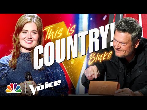 Country Singer Lana Scott on Kelsea Ballerini's "hole in the bottle" | Voice Blind Auditions 2021