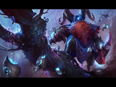 Skin Spotlight - Elderwood Bard - League of Legends [60 fps]