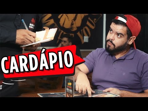 CARDÁPIO
