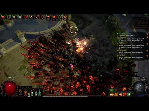 [POE] Gauntlet HCSSF Death Lvl 88 To Racecourse Reflect Boss