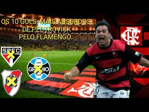 Os 10 melhores gols, de Petkovic pelo Flamengo.