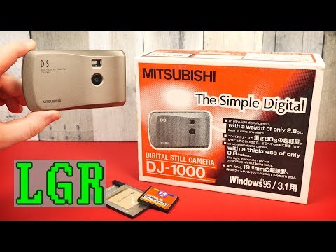 世界最小のデジタルカメラ「三菱DJ-1000」（1997年発売! (Mitsubishi DJ-1000: World's Smallest Digital Camera (in 1997!))