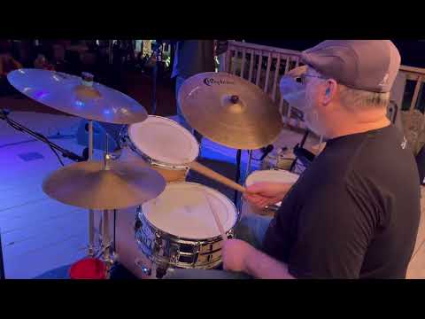 Slow Blues/Merry Christmas Baby-Ruben V Trio: Canopus Drums-"Super Ludwig" 8 lug COB Snare Drum!