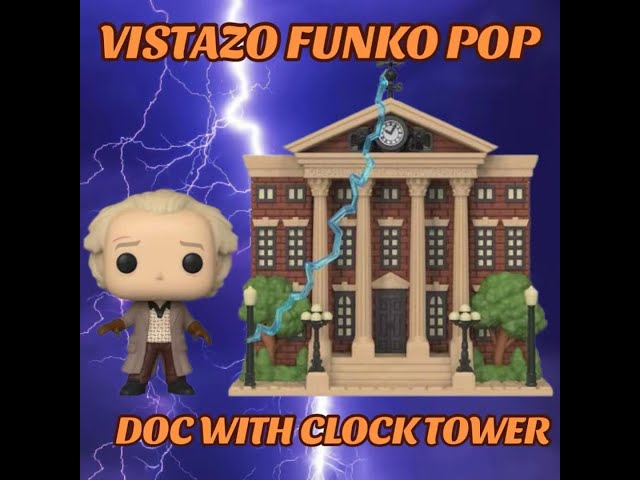 Vídeo relacionado con Funko Pop! Town: BTTF - Dr. Emmett Brown - Doc with Clock Tower - Back To The Future - Figura de Vinilo Coleccionable - Idea de Regalo- Mercancia Oficial - Juguetes para Niños y Adultos