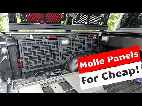 Molle Panels for Your Truck Bed. Save Some Money!