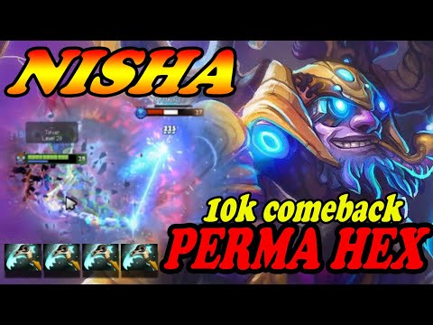 Nisha next level Tinker 10k comeback perma hex | Giveaway | Dota 2 Pro Gameplay