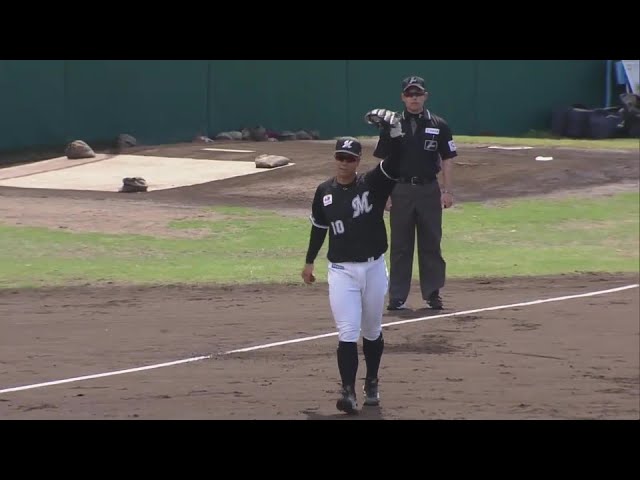 【ファーム】マリーンズ・上田希由翔 3塁線への打球を逆シングルで捌く好プレー!!  2024年5月14日 埼玉西武ライオンズ 対 千葉ロッテマリーンズ