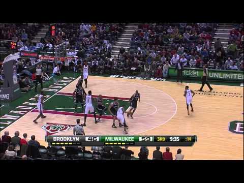 Monta Ellis highlights vs Brooklyn Nets, December 26th, 2012