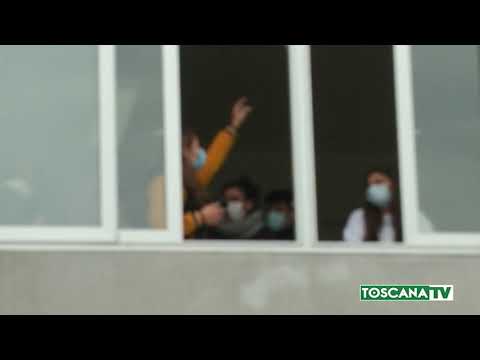 2021-03-18 PRATO - SCUOLA, STUDENTI SCIOPERANO CONTRO LA DAD