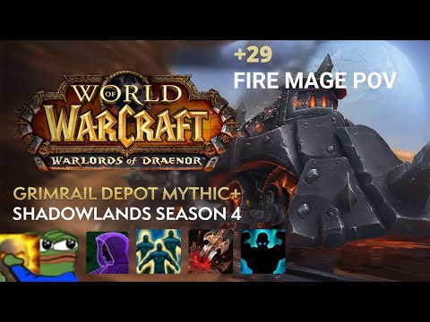 29 Grimrail Depot - Grievous Inspiring Fortified Shrouded - Shadowlands Season 4 World Of Warcraft