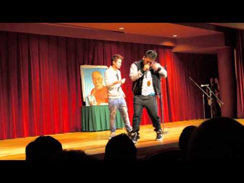 Tibetan rap ( concert ) - Tenzin Coolest ft Tenzin Nyendak