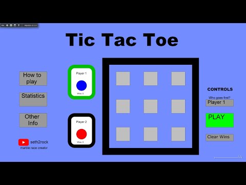 Tic Tac Toe in Algodoo - A project
