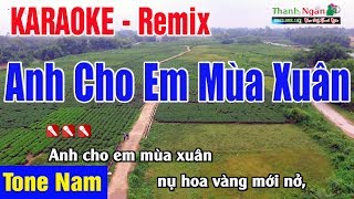 Video hợp âm Bởi Tin Lời Thề Karaoke Remix Tone Nam