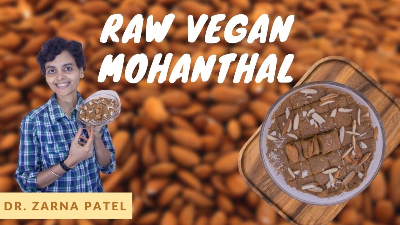 Raw Vegan Mohanthal By Dr. Zarna Patel (NDS) [Raw Vegan Recipes] | New Diet System