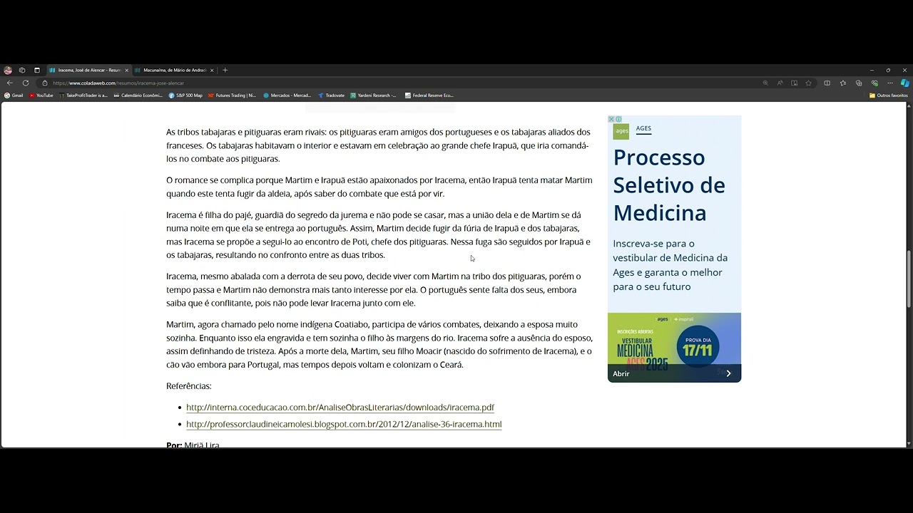 Macunaíma, de Mário de Andrade   Resumo do Livro   Cola da Web e mais 1 página   Pessoal — Microsoft