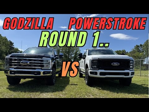 2025 Ford F250 Tremor 7.3l Gas vs 2025 Ford F350 6.7l Powerstroke Lariat vs Lariat ultimate MPG loop