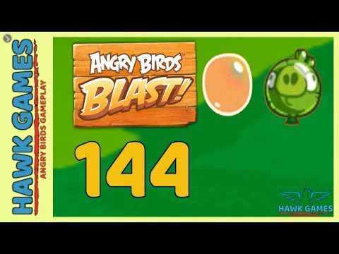 Angry Birds Blast 💥 Level 144 - 3 Stars Walkthrough, No Boosters