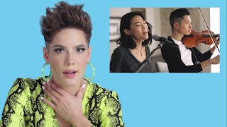 Halsey Watches Fan Covers on YouTube | Glamour