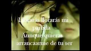 Llorarás temerarios letra