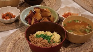 〚No.5〛そぼろ丼と大学芋/ Soboro don and Candied Sweet Potatoes