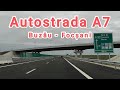 Autostrada Moldovei A7 Buzau Focsani Romania Decembrie 2024