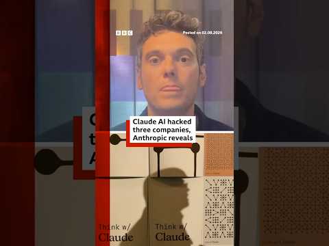 AI bot Claude hacked three different companies during test, say Anthropic. #AI #BBCNews