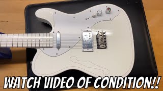 Video thumbnail for 2020 Fender MIJ Japan Silent Siren Telecaster White by Guitar Chimp