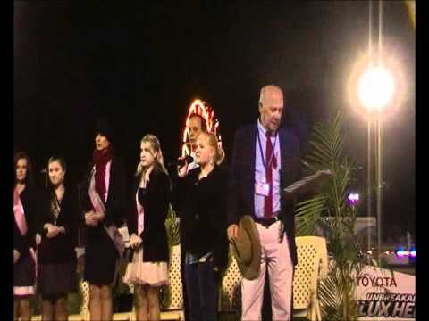 Sophie Rose Raymond - Australian National Anthem (live at the Rockhampton Show 2012)