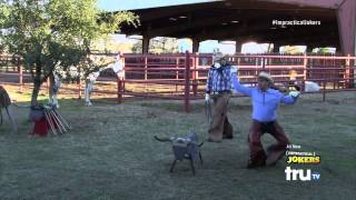 Impractical Jokers - Joe whips himself!