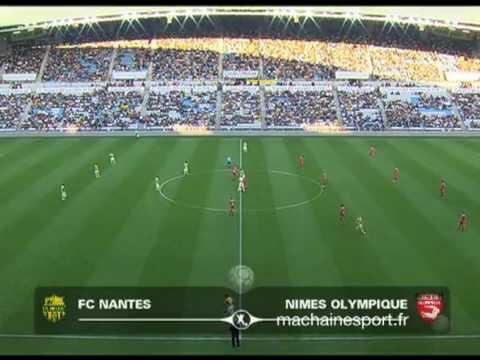 But de Nantes a la 8me secondes contre Nime