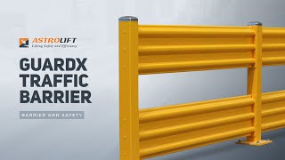 Buy Traffic Barrier Double - GuardX (Galvanised) in Traffic Barriers from GuardX available at Astrolift NZ
