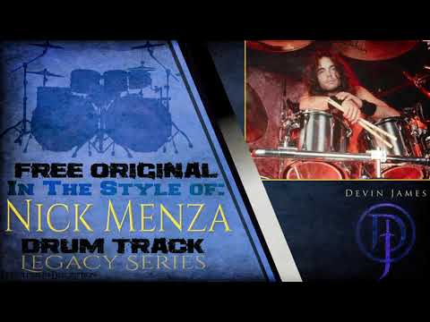 Nick Menza Styled Free Original Drum Track - 145 BPM (FREE DOWNLOAD) | LEGACY SERIES
