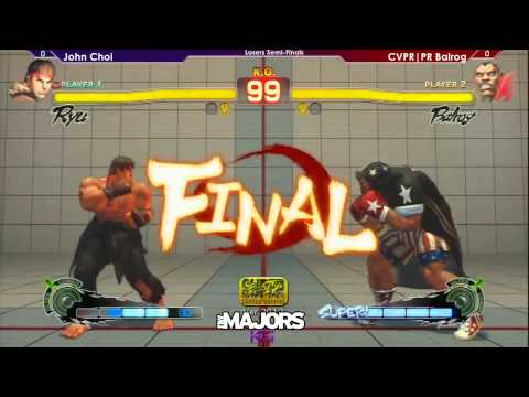 NWM4 AE2012 Top 4 - John Choi (RYU) vs CVPR|PR Balrog (BOX) - Losers Semi-Finals