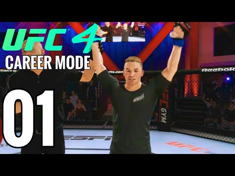 UFC 4 Flyweight Career Mode Walkthrough Part 1 - CONSTANT PRESSURE!
