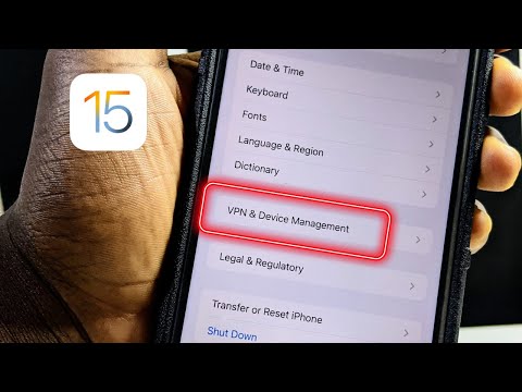 Let’s settle the DEVICE MANAGEMENT issue on iPhone/iPad On iOS 15