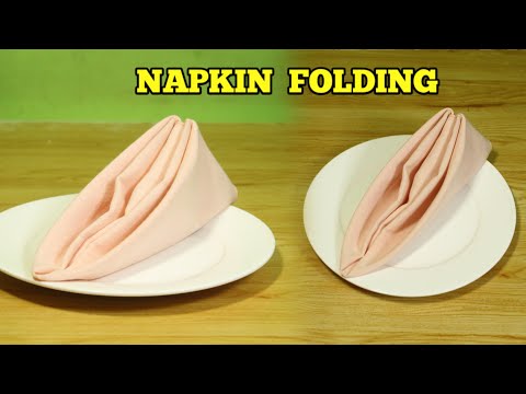 BOAT TABLE NAPKIN FOLDING #TUTORIAL
