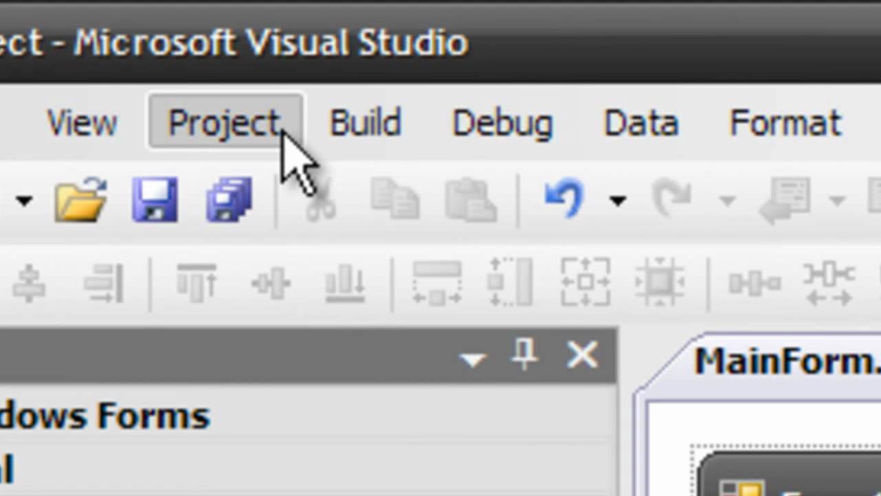 Setup a Visual Studios Solution/Project