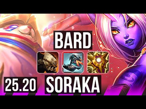BARD & Kalista vs SORAKA & Ezreal (SUP) | Comeback, 27k DMG | EUW Master | 25.20