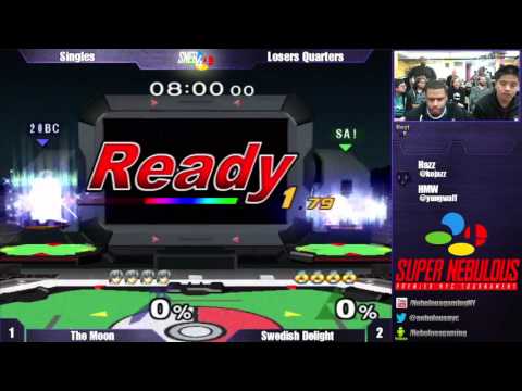 Super Nebulous 4 Losers Quarters - The Moon (Marth) vs Swedish Delight (Sheik)