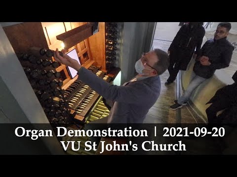 Organ Demonstration | 2021-09-20 | VU St John's Church