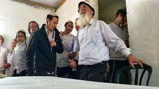 שיעור שמסר הרב שרקי בצעדה לאביתר | חמורו של משיח