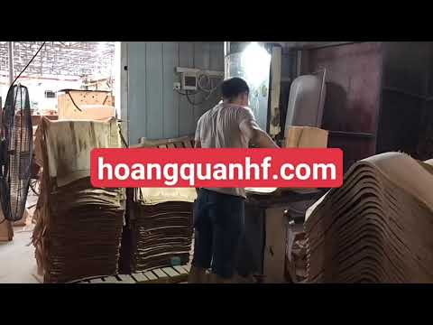 Bộ máy uốn cong ván cao tần plywood 