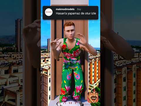 Hasan havada asılı kapıyı eve çevirdi 😂