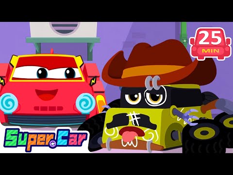 The Sneaky Bandit Car Strikes Again! 🚘😼 | Rescue Adventures & Car Cartoons | SuperCar