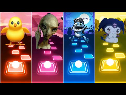 chicken dance vs alian dance vs gummy bears dance vs cartoon dance