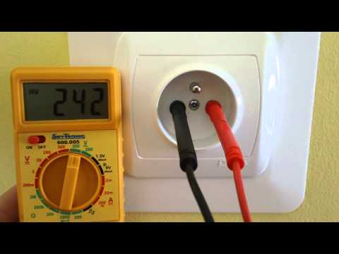 [ELEKTRYCZNOŚĆ] Jak zmierzyć napięcie w gniazdku elektrycznym ?