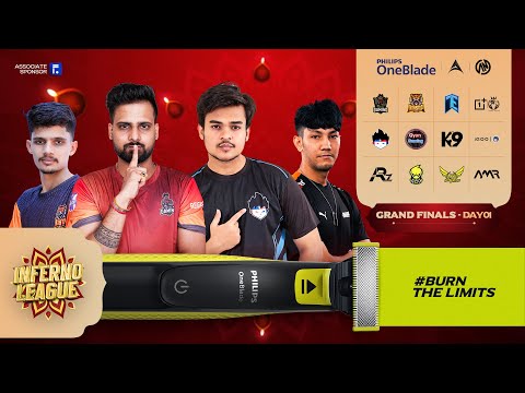 OneBlade FREE FIRE MAX INFERNO LEAGUE | GRAND FINALS DAY - 1 | #elite #tsg #tg  #burnthelimits