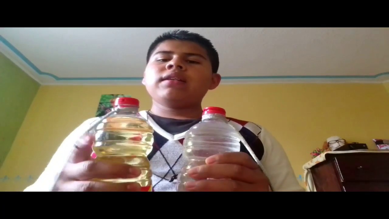 QUE PESA MAS AGUA O ACEITE