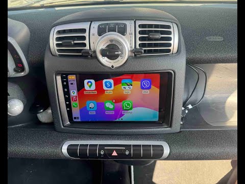 Smart ForTwo Cabrio 451 - 2010-2015 removal Android radio - CarPlay